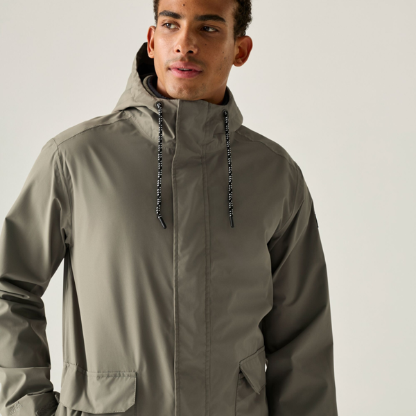 Regatta Mens Shorebay Waterproof Insulated Jacket - Smokey Olive/Black