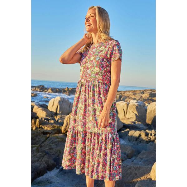 Mountain Warehouse Womens/Ladies Sardinia Tiered Dress - Mixed - 