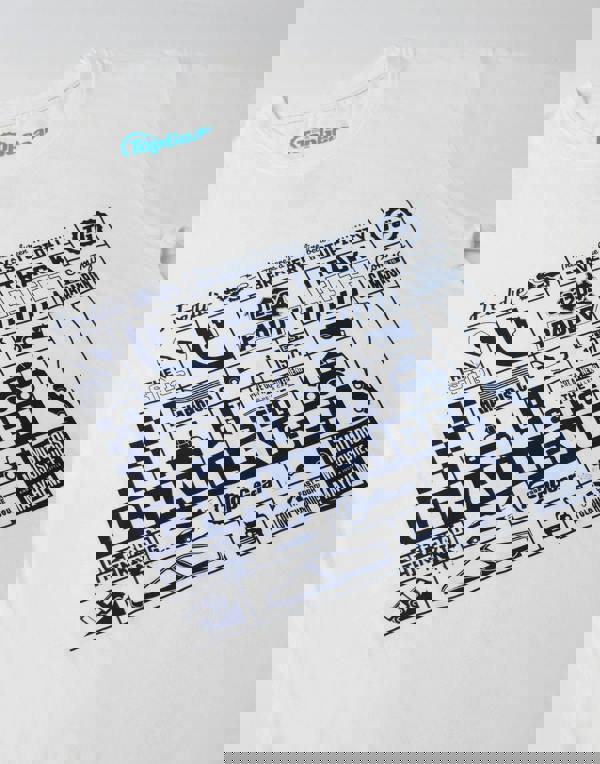 Top Gear Unisex Off-White Graphic Short Sleeved T-Shirt