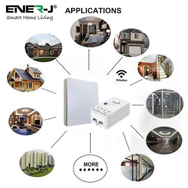 Ener-J 100W Smart Dimmable Receiver, RF + WiFi PRO Series, App & Voice Control