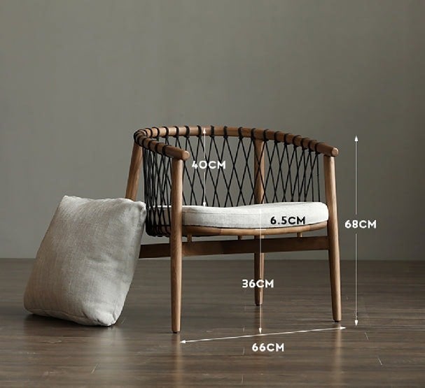 Hans Style AN81 Armchair, Walnut-Weilai Concept-Weilai Concept