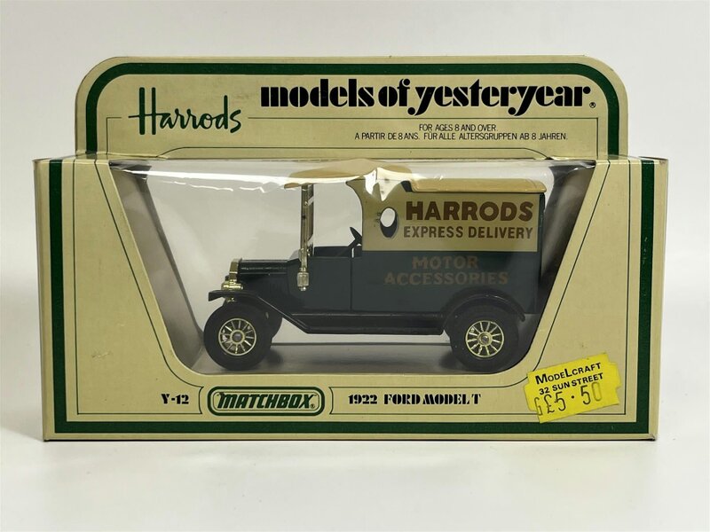 MCSlots 1922 Ford Model T Harrods Matchbox Y12 S1