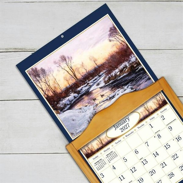 Seasons Four Seasons Deluxe Calendar 2027, Deluxe Calendars, Month To View, Natural World, Gift