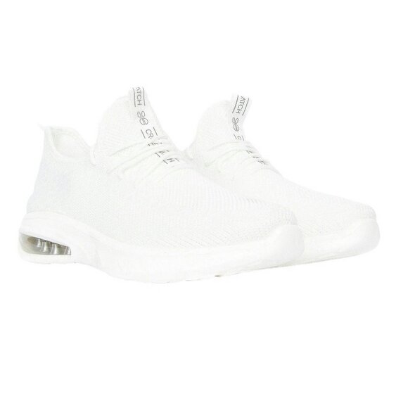 Crosshatch Mens Trevel Trainers - White - 8 UK - White - 50% Pvc/50% Synthetic