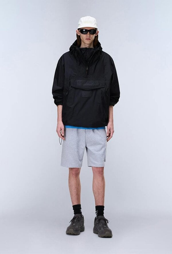 Napapijri Box Logo Cargo Bermuda Shorts - Grey