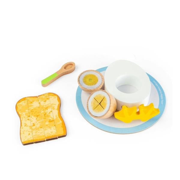 Bigjigs Toys Dippy Egg - Wooden Play Food Set