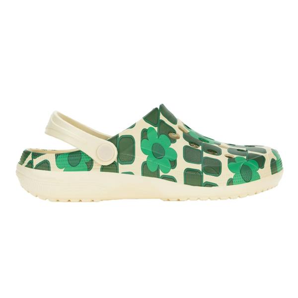 Regatta Womens/Ladies Orla Kiely Giant Square Flower Clogs - Green - 