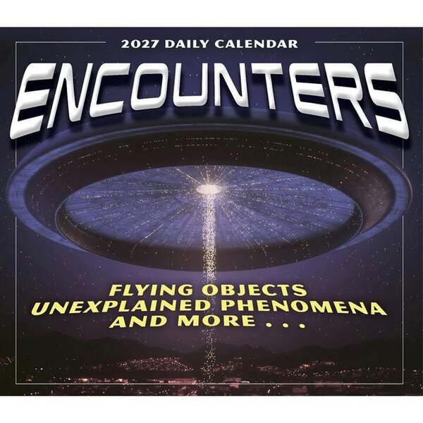 Encounters Desk Calendar 2027, Desk Calendars, Day To View, History & Literature, Gift