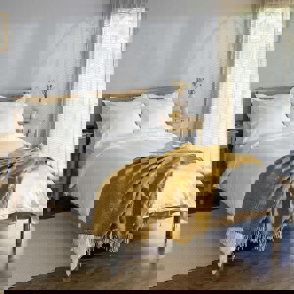 Soak&Sleep White 500 Thread Count Egyptian Cotton Superking Bed Set