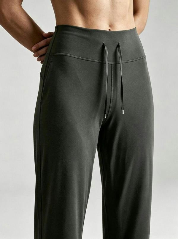 Anniou Women's Straight Wide-leg Pants