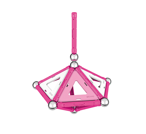 Geomag Kids Panel Pink Magnetic Shapes - 68 Pieces