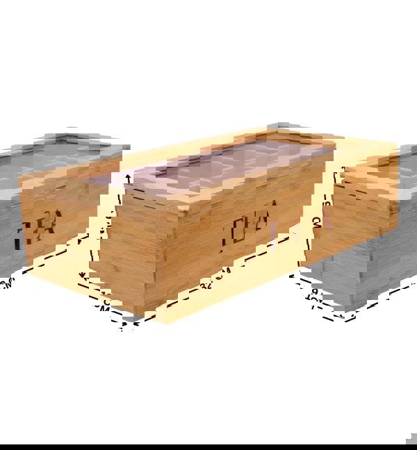 Maison des Cadeaux Bamboo Tea Bag Holder