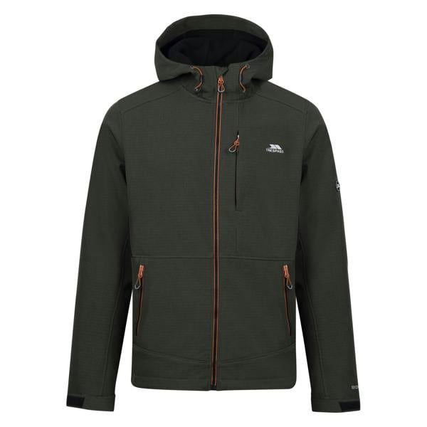 Trespass Mens Dante Soft Shell Jacket - Dark Vine - 