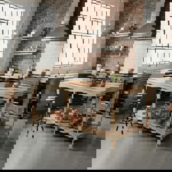 Arbor Garden Solutions Wooden Workbench Eucalyptus Hardwood Top Depth-4ft