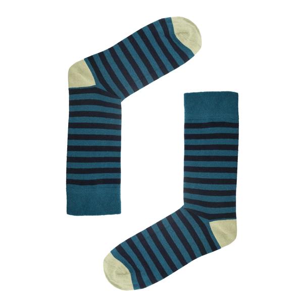 Jemsox 5pk Bordeaux & Manor Green Quintet - Organic Cotton Comfort Welt Socks (One Size UK 9-12)