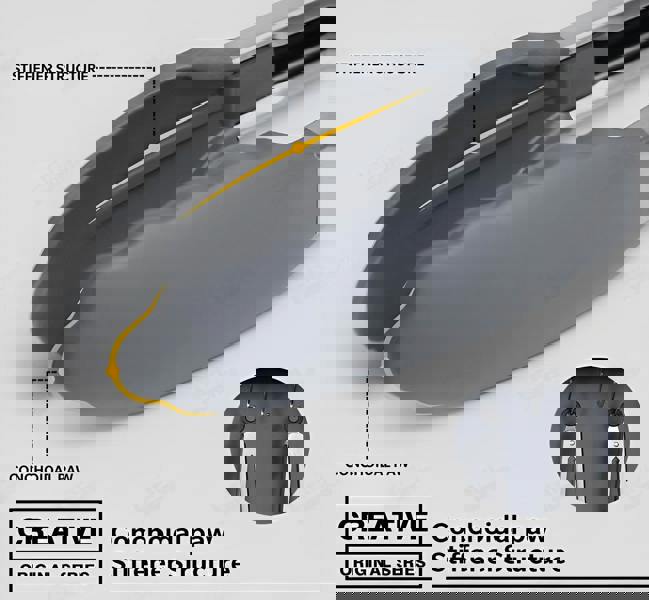 Anygleam Tong Stainless Steel Large Black Handle Clip Heat Resistant Cooking Baking Salad Steak Kitchen Gadget