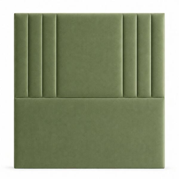 Great British Beds Lima Headboard - Green Plush