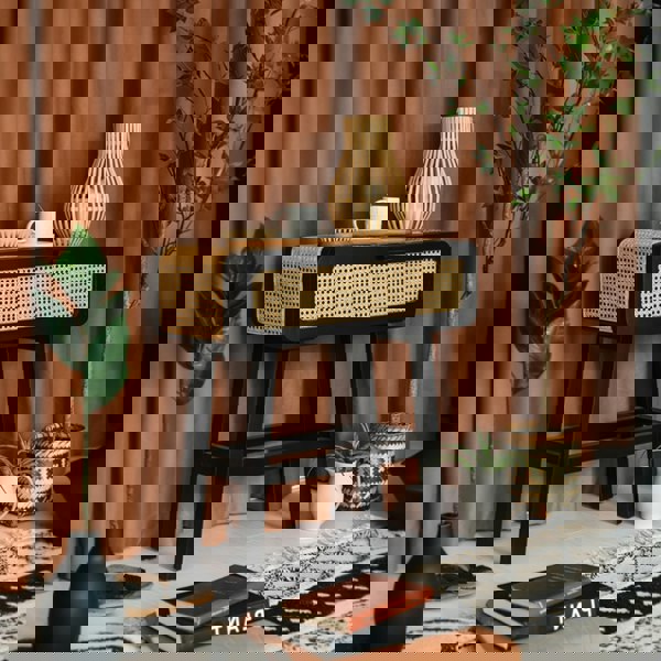 Saul Rattan Side Table, Bedside Table-Weilai Concept-Weilai Concept