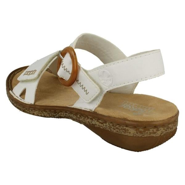 Rieker Ladies Rieker Buckle Detailed Strappy Sandals 628Z3