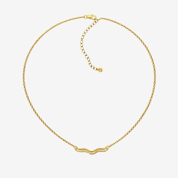 Uchi & Soto Nami Gold Wave Necklace