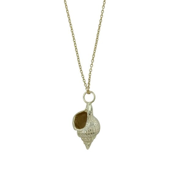 Reeves & Reeves Spiral Shell Necklace - Gold Plate - Gold Plate