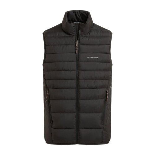 Craghoppers Mens Compresslite IX Gilet - Black - Black - 100% Recycled Polyester