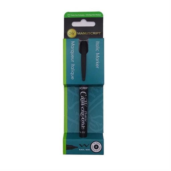 Callicreative Italic Markers - Black - Broad 3.6mm.