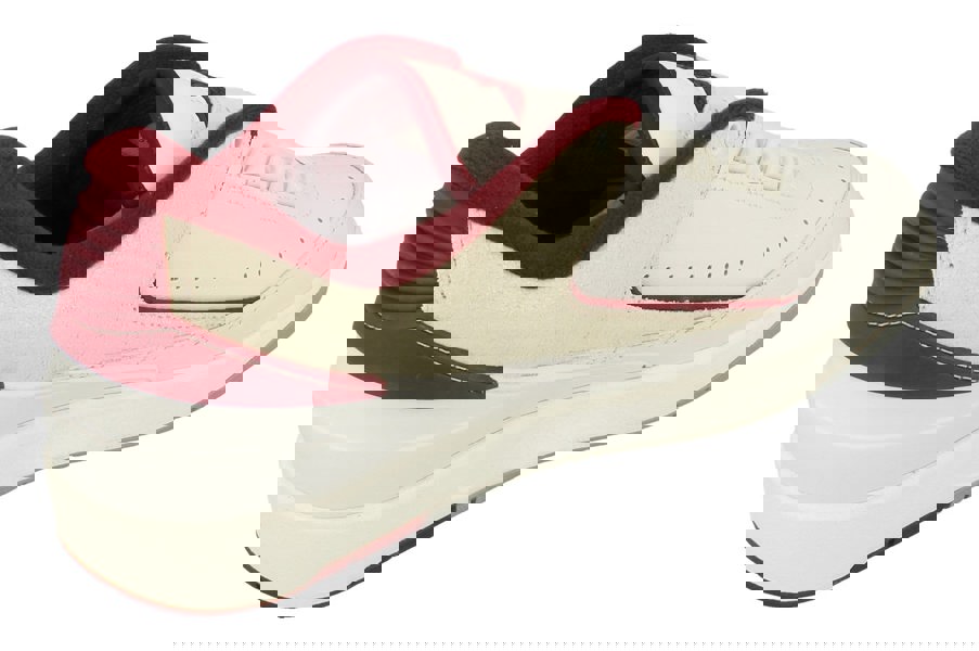 Nike Air Jordan 2 Retro Low Mens Basketball Trainers Dv9956  103 - White Cherrywood Red 103 - Photo 2