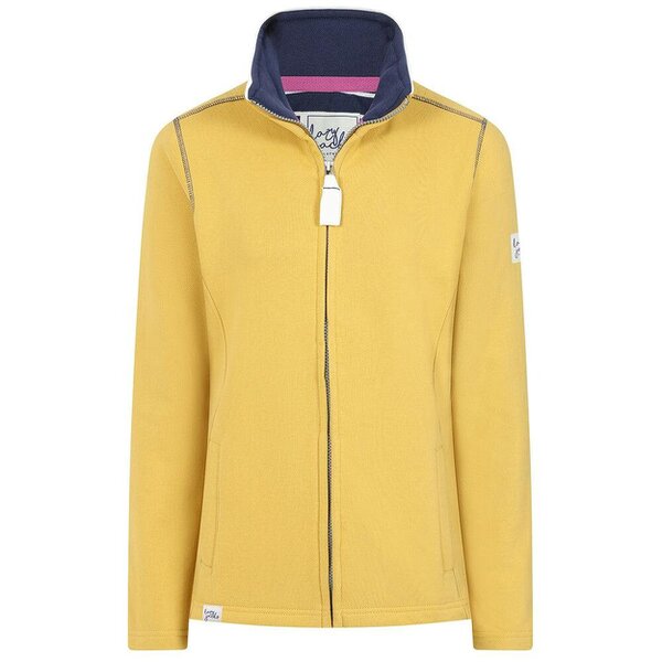Lazy Jacks LJ33 - Ladies Full Zip Sweatshirt - Heather - Yellow