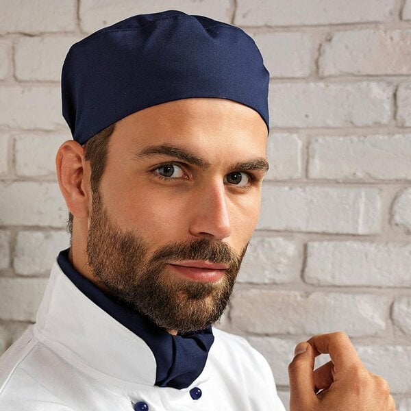 Premier Unisex Chefs Skull Cap - Navy