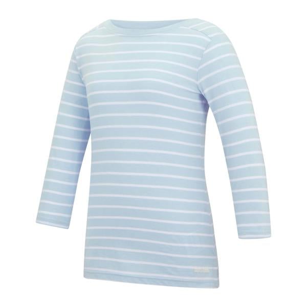 Regatta Womens/Ladies Baylette II Striped T-Shirt - Skyway/White - 
