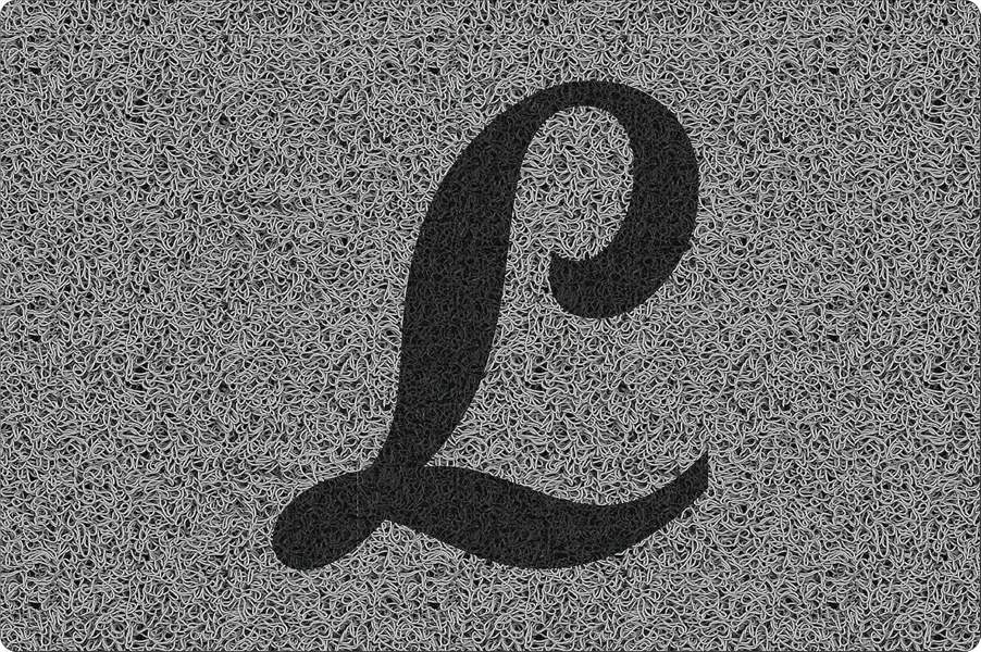 Nicoman Personalised Monogrammed Initial Letter Doormat 60 x 40cm