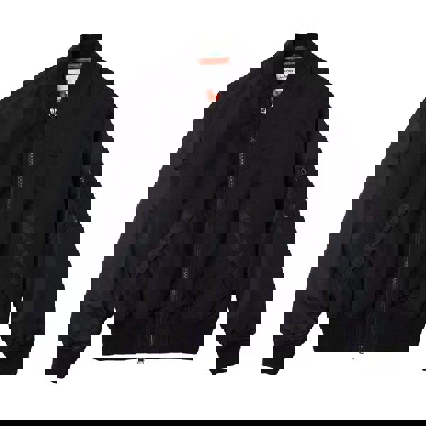 Lacoste Mens Logo Full Zip Bomber Jacket - Navy