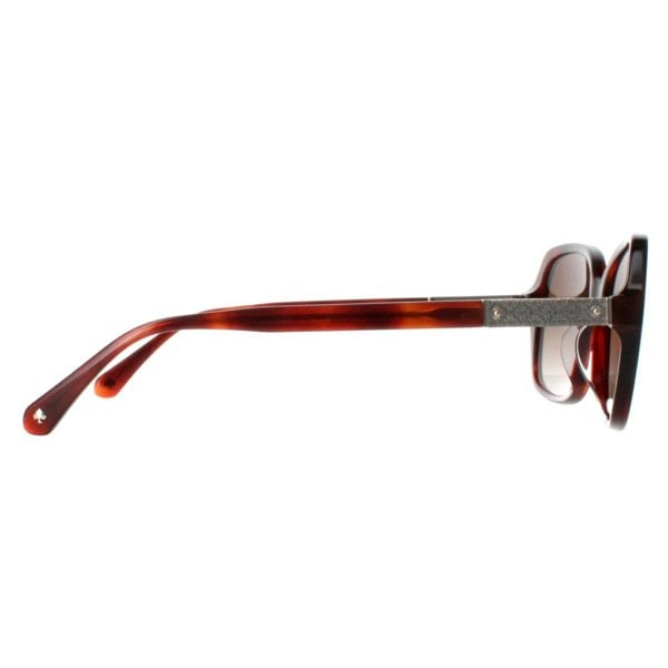 Kate Spade Sunglasses Yvette/S 086 LA Havana Brown Gradient Polarized