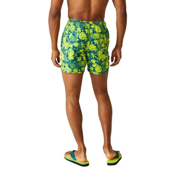 Regatta Mens Loras Hawaiian Swim Shorts - Moroccan Blue - 