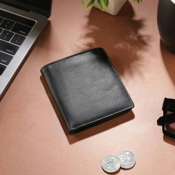 Leather Card Wallet For Men – Enzo Tuscan 2219 Black (4)
