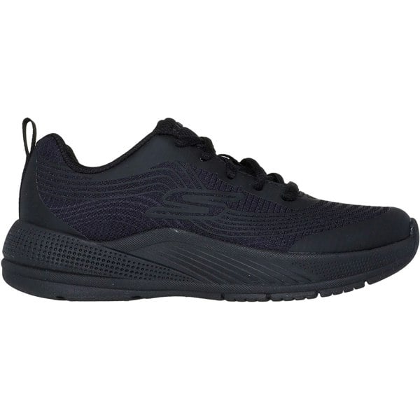 Skechers Microspec Advance Textile Girls's Black Trainers