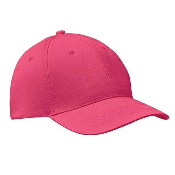 MidOcean Basie 6 Panel Baseball Cap - Fuchsia - 