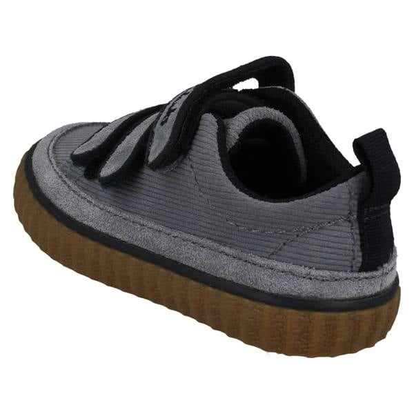 Clarks Boys Clarks Corduroy Detailed Hook & Loop Shoes River Tor K