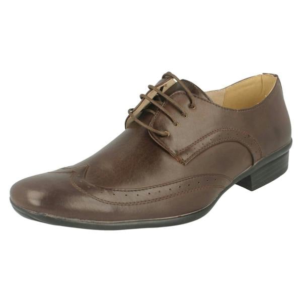 Maverick Mens Maverick Flat Lace Up Shoe Brogue