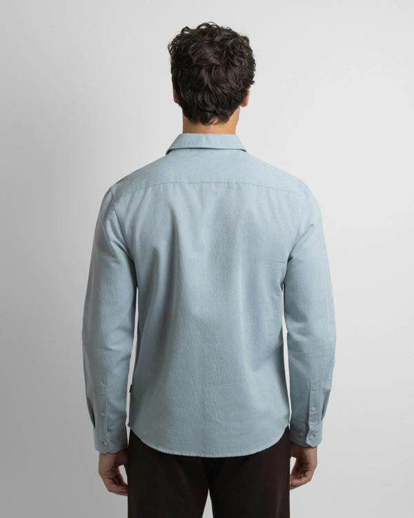 Steel & Jelly Allgreave - Abstract Jacquard Long Sleeve Shirt