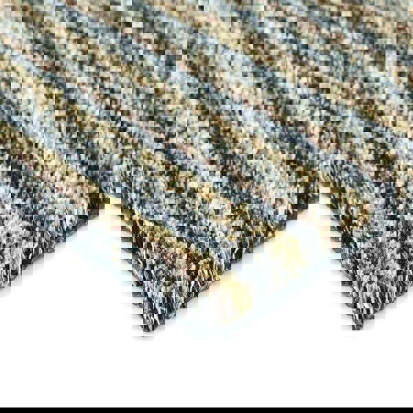 The Rugs Washable Mats: Stylish Multicolor Striped Design