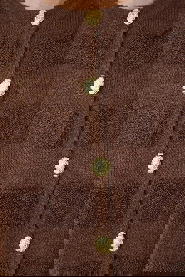 WOVCOR Crew Neck Knit Cardigan