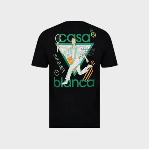 Casablanca Printed T-Shirt Le Jeu Black