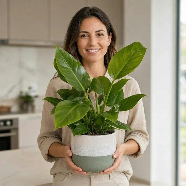 Philodendron Imperial Green – Large Glossy Green Foliage Tropical Evergreen Indoor Houseplant