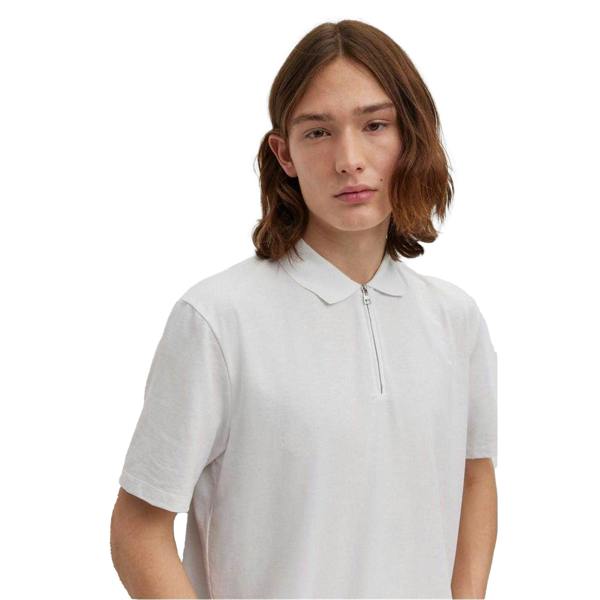 Hugo Boss Mens Fabric Polo Shirt - White - 