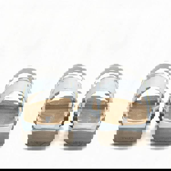 Rieker Rieker 64870 Womens Ankle Strap Sandals White