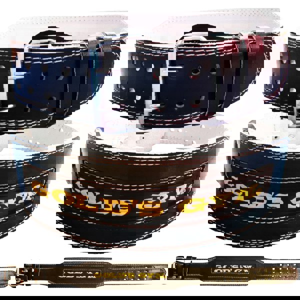 Golds Gym Leather Weight Lifting Belt 4”