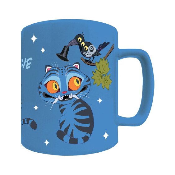 K-Pop Demon Hunters Derpy Tiger Mug - Blue
