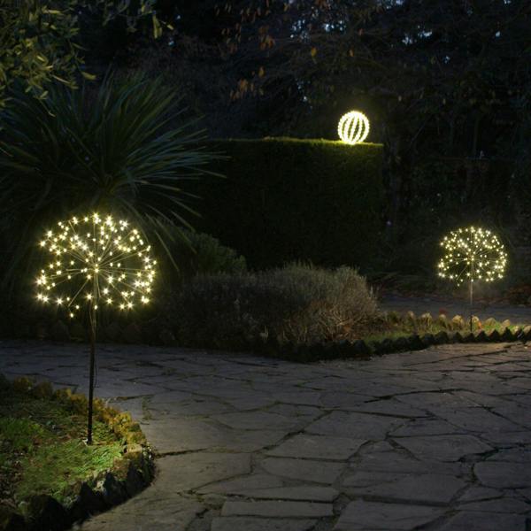 Solar Dandelion Outdoor Stake Light - close-up detail
